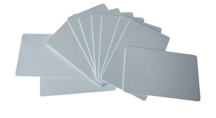 White NFC cards